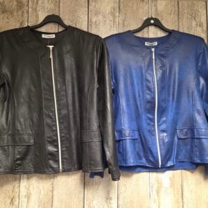 Magna lederlook jasje