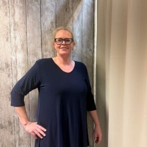 Magna Tuniek effen A lijn Blauw