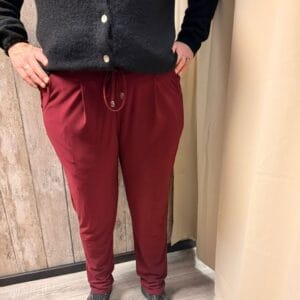 Magna broek wijn rood